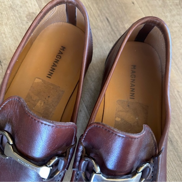 Magnanni Leather Horse Bit Loafer main image 4